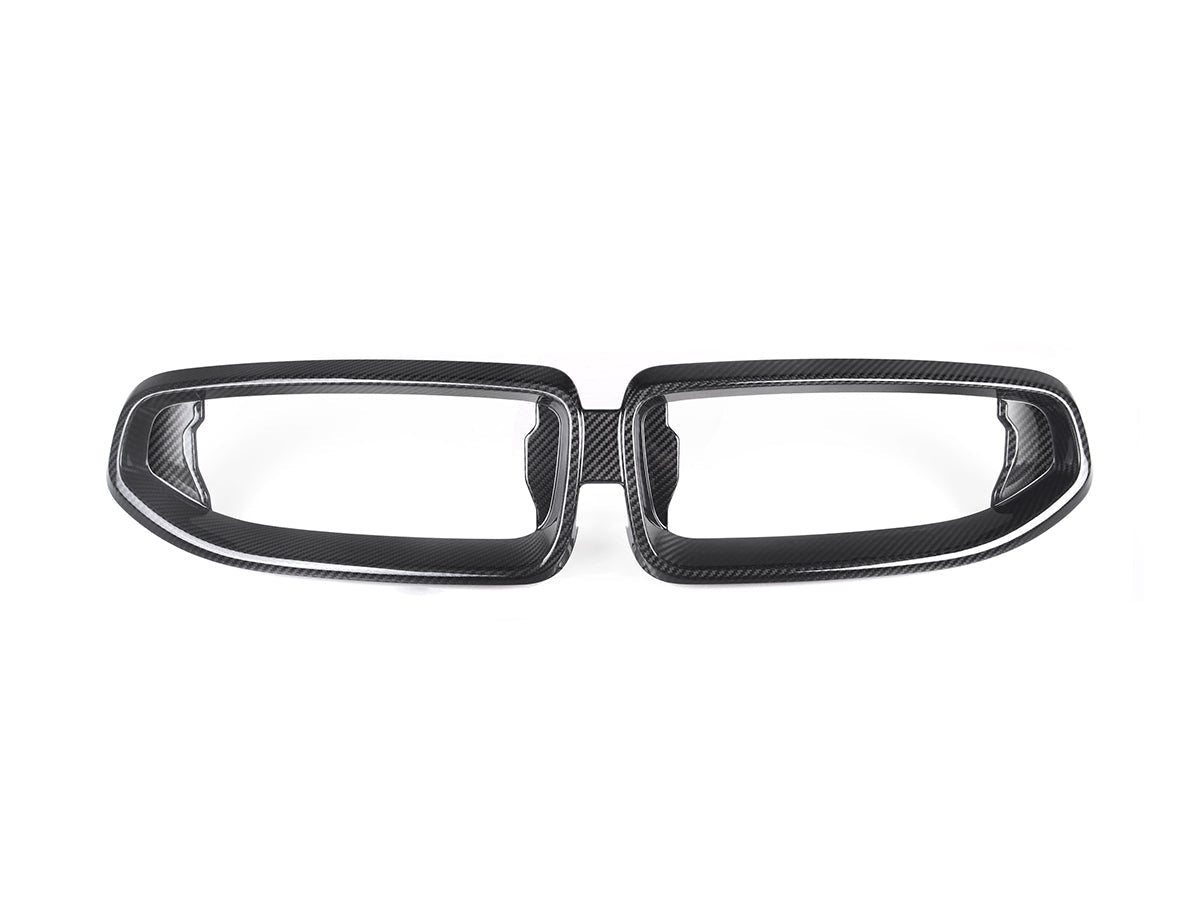 2022-2024 BMW 2 Series (G42) Dry Carbon Fiber Grille Surround | AutoTecknic