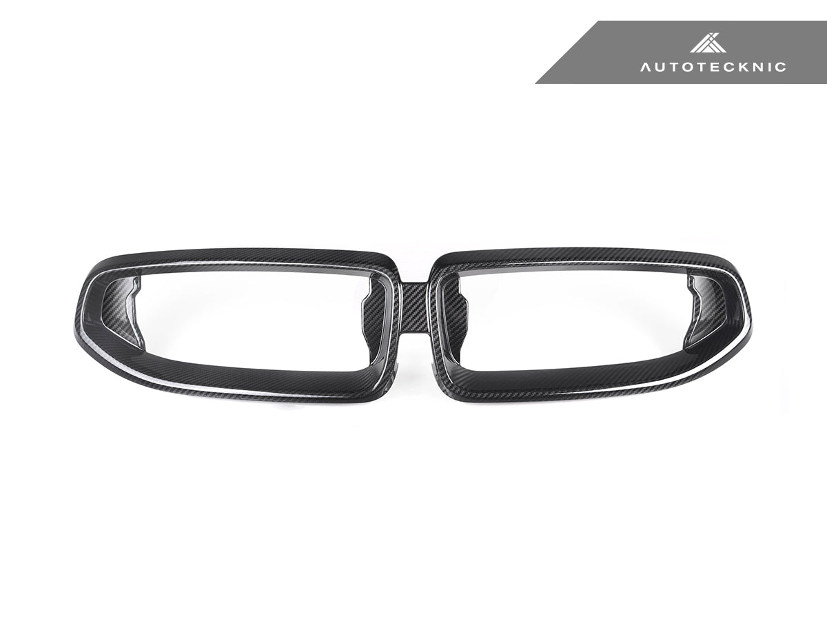 2022-2026 BMW 2 Series (G42) Dry Carbon Fiber Grille Surround | AutoTecknic