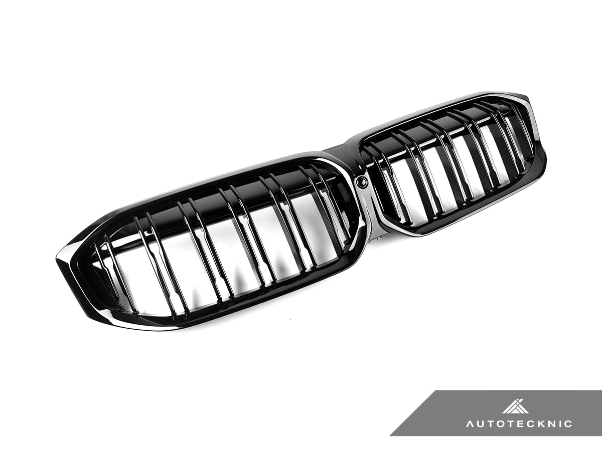 2023-2026 BMW 3-Series (G20/G21) LCI Dual-Slat Gloss Black Front Grille | AutoTecknic USA