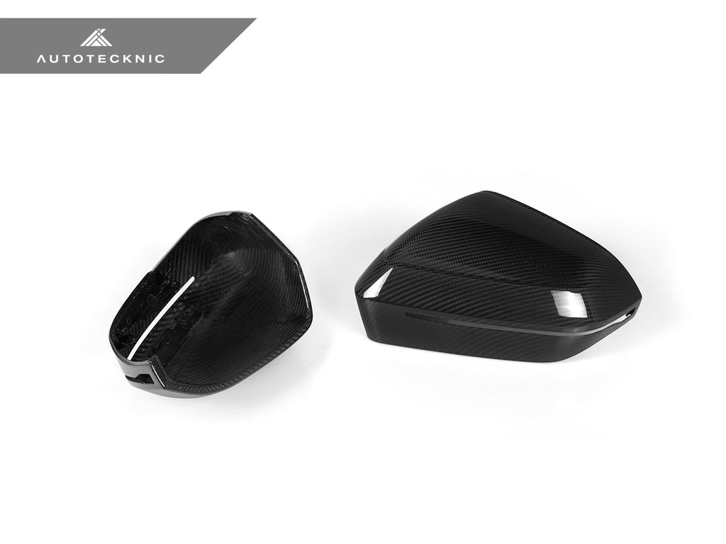 2025-2026 BMW X3 (G45) OEM Replacement Style Dry Carbon Fiber Mirror Cap Set | AutoTecknic