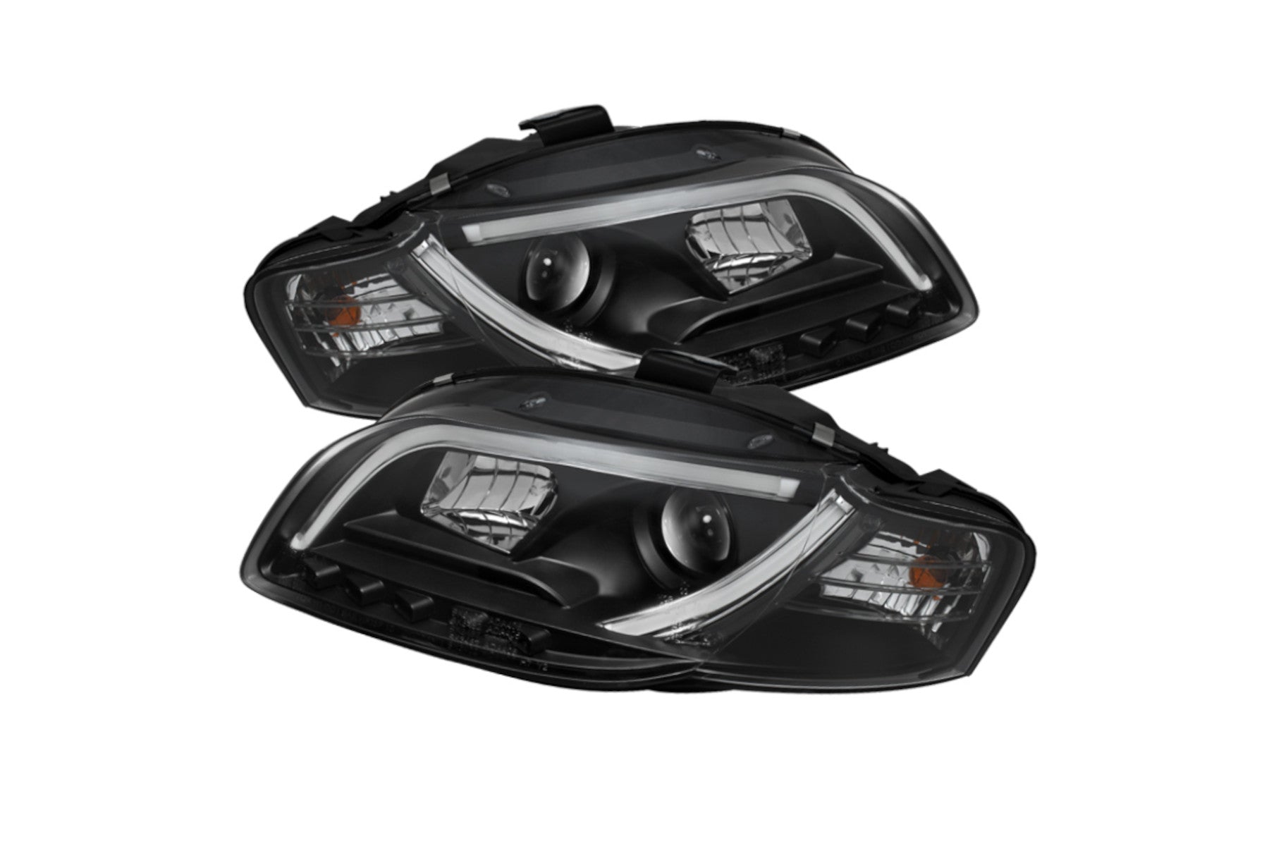2006-2008 Audi A4 Projector Headlights with DRL Lightbar (Halogen Only) | SPYDER Main image