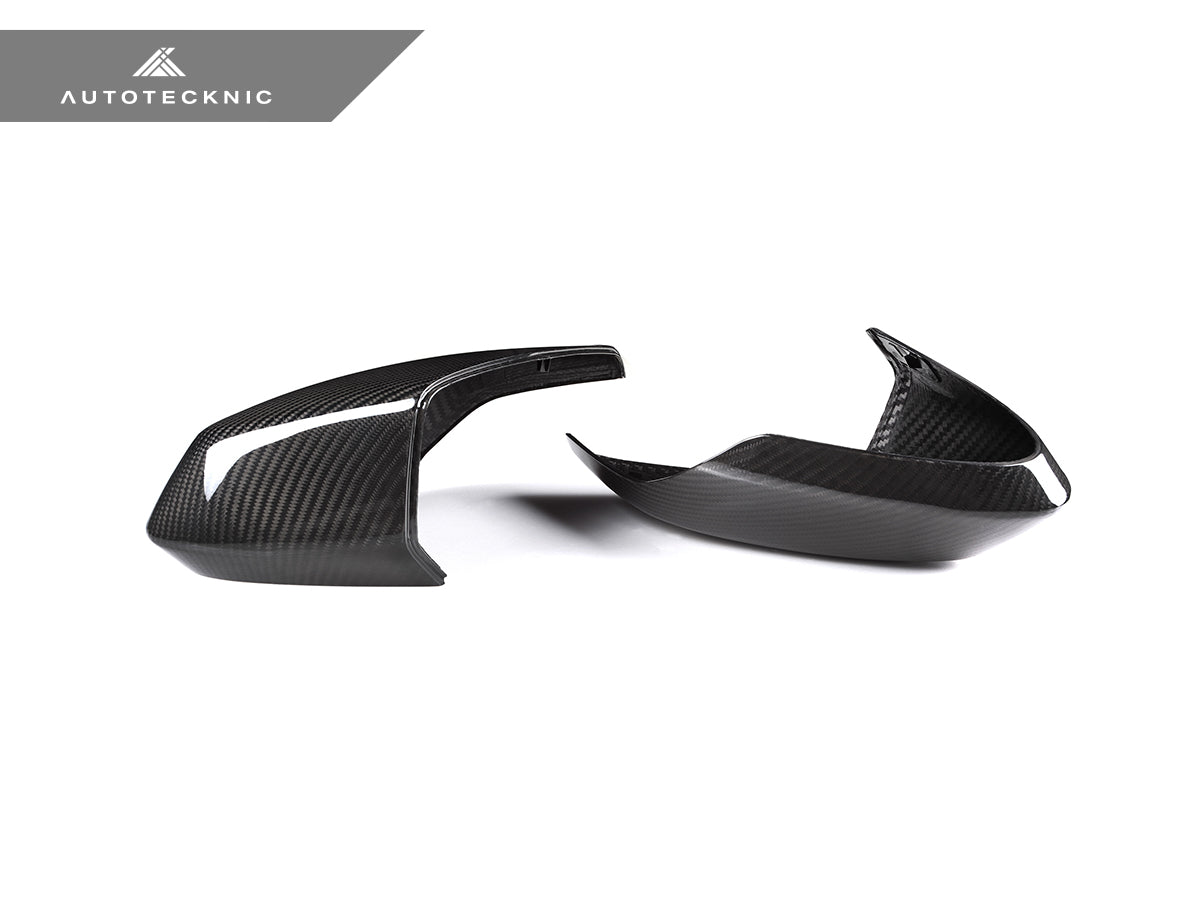 2020-2026 Chevrolet Corvette (C8) Full Replacement Dry Carbon Fiber Mirror Covers | AutoTecknic USA