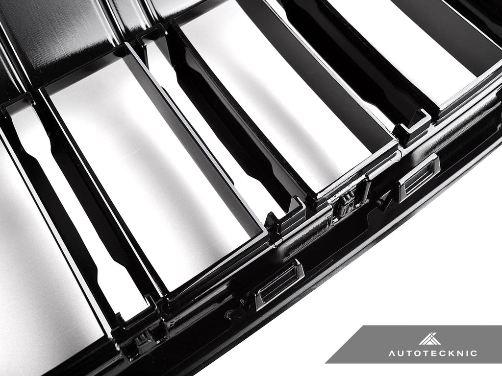 2023-2026 BMW 3-Series (G20/G21) LCI Dual-Slat Gloss Black Front Grille | AutoTecknic USA