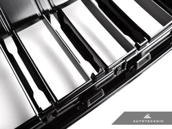 2023-2026 BMW 3-Series (G20/G21) LCI Dual-Slat Gloss Black Front Grille | AutoTecknic USA