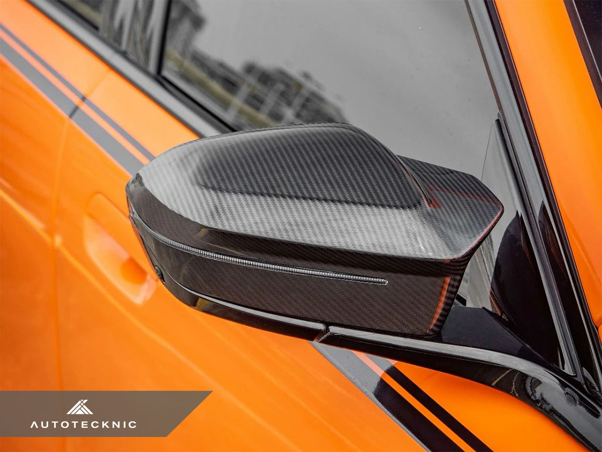 2025-2026 BMW M5 (G90/G99) Dry Carbon Fiber Mirror Cap Set | AutoTecknic USA Secondary image
