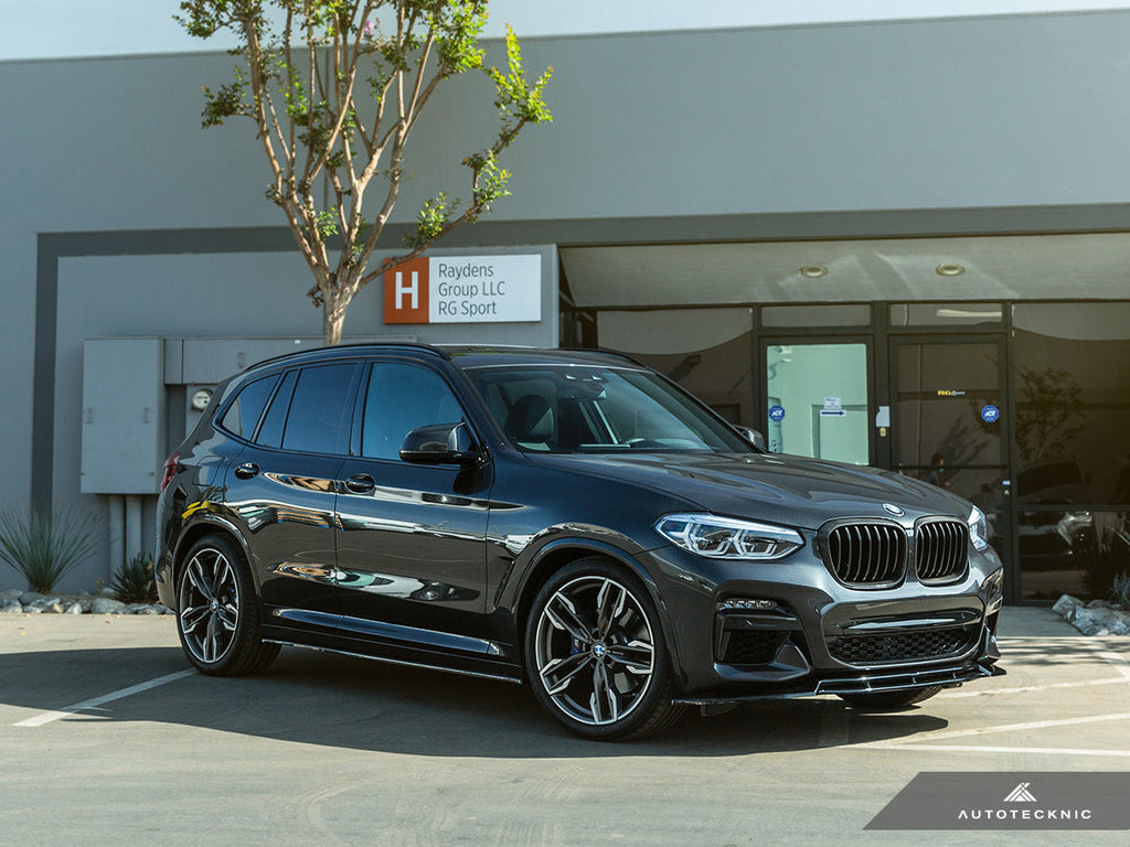 2018-2023 BMW X3 / X4 / X5 / X6 / X7 (G01 / G02 / G05 / G06 / G07) M-Inspired Carbon Fiber Mirror Covers | AutoTecknic