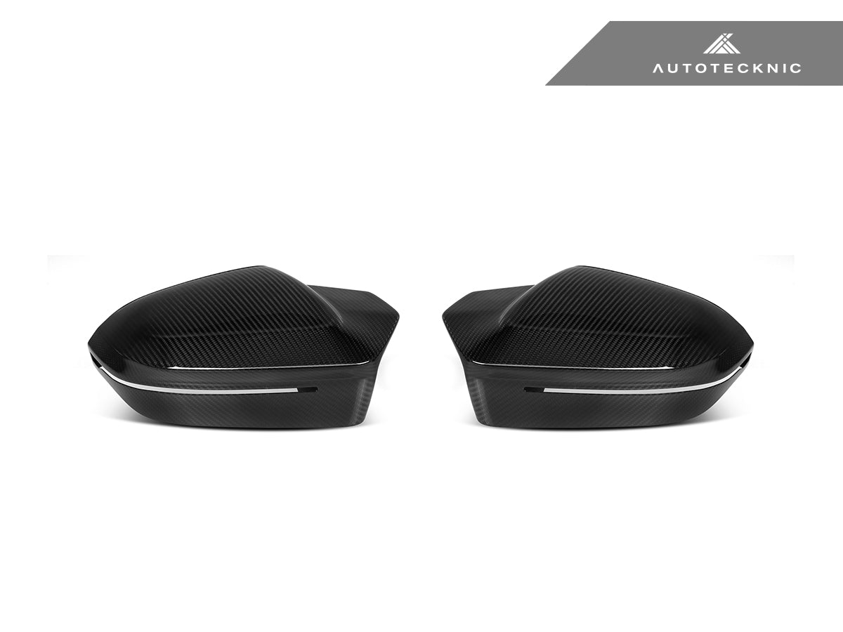 2025-2026 BMW M5 (G90/G99) Dry Carbon Fiber Mirror Cap Set | AutoTecknic USA Main image