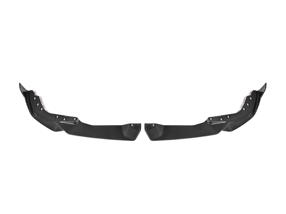 2023-2026 BMW 3 Series (G20) Performante Style Dry Carbon Fiber Front Splitter Set | AutoTecknic Main image