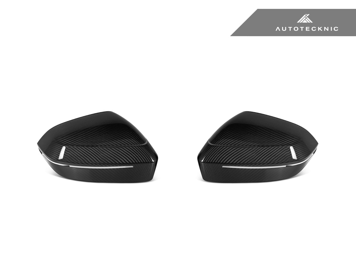 2025-2026 BMW X3 (G45) OEM Replacement Style Dry Carbon Fiber Mirror Cap Set | AutoTecknic Main image