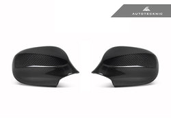 2011-2013 BMW 3 Series (E92) Dry Carbon Fiber Mirror Cap Set | AutoTecknic