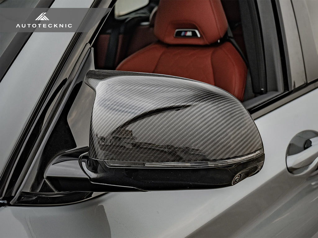 2022-2026 BMW X3 M40i / X4 M40i (G01/G02) LCI M Style Dry Carbon Fiber Full Replacement Mirror Covers | AutoTecknic USA