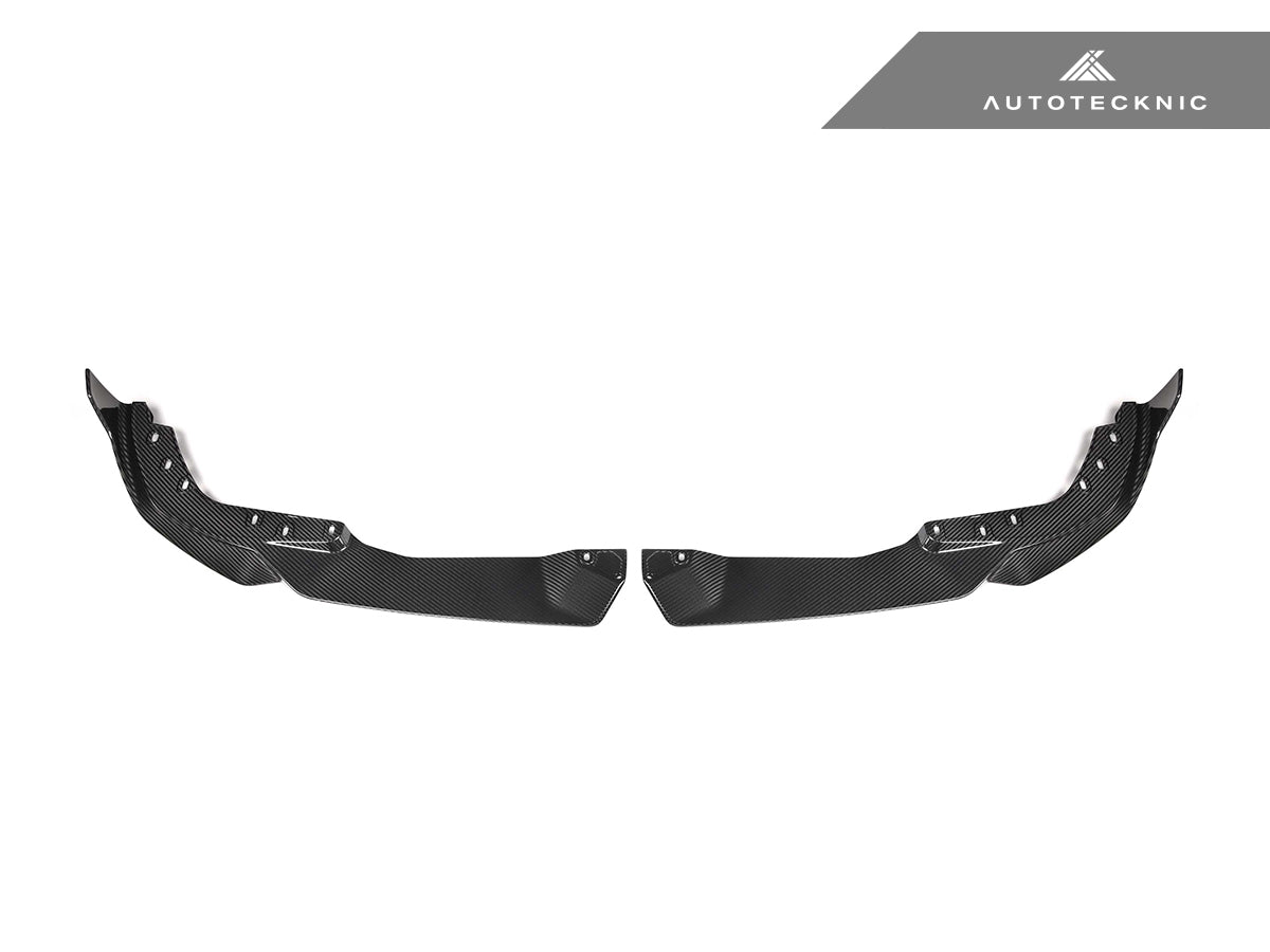 2023-2026 BMW 3 Series (G20) Performante Style Dry Carbon Fiber Front Splitter Set | AutoTecknic Main image