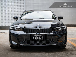 2023-2026 BMW 3-Series (G20/G21) LCI Dual-Slat Gloss Black Front Grille | AutoTecknic USA