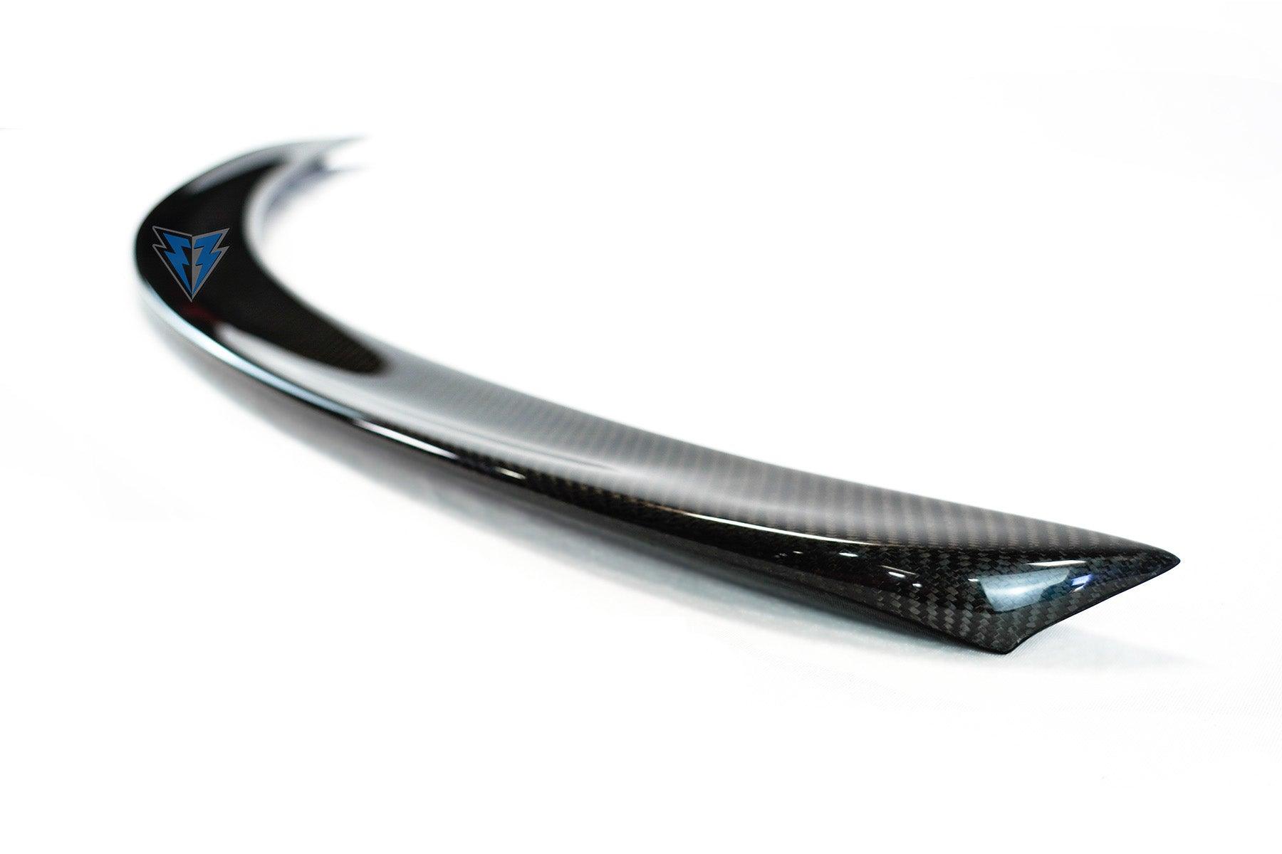 2012-2026 Tesla Model S TK Style Carbon Fiber Trunk Spoiler | FYBR Aerodynamics Secondary image
