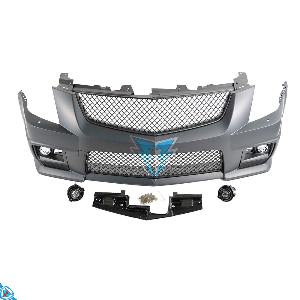 2008-2014 Cadillac CTS (MKII) CTS-V Style Polypropylene Front Bumper Conversion Kit | E3Tuning