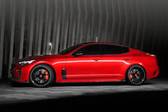 ADRO KIA Stinger Genuine Carbon Fiber Side Skirt Extensions V2