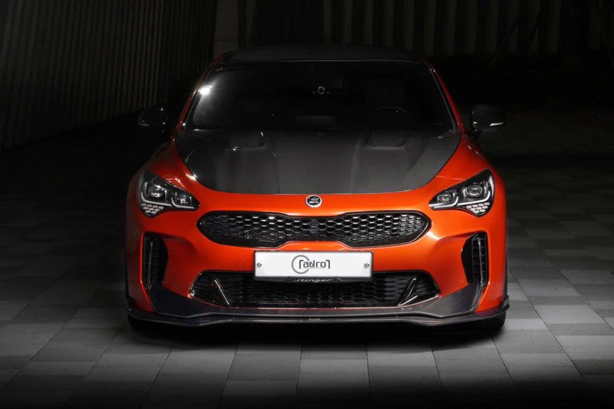 ADRO KIA Stinger Genuine Carbon Fiber Front Lip V2