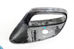 2019+ Porsche Taycan & 911 (9J1/992) OEM Replacement Dry Carbon Fiber Mirror Covers | FYBR Aerodynamics