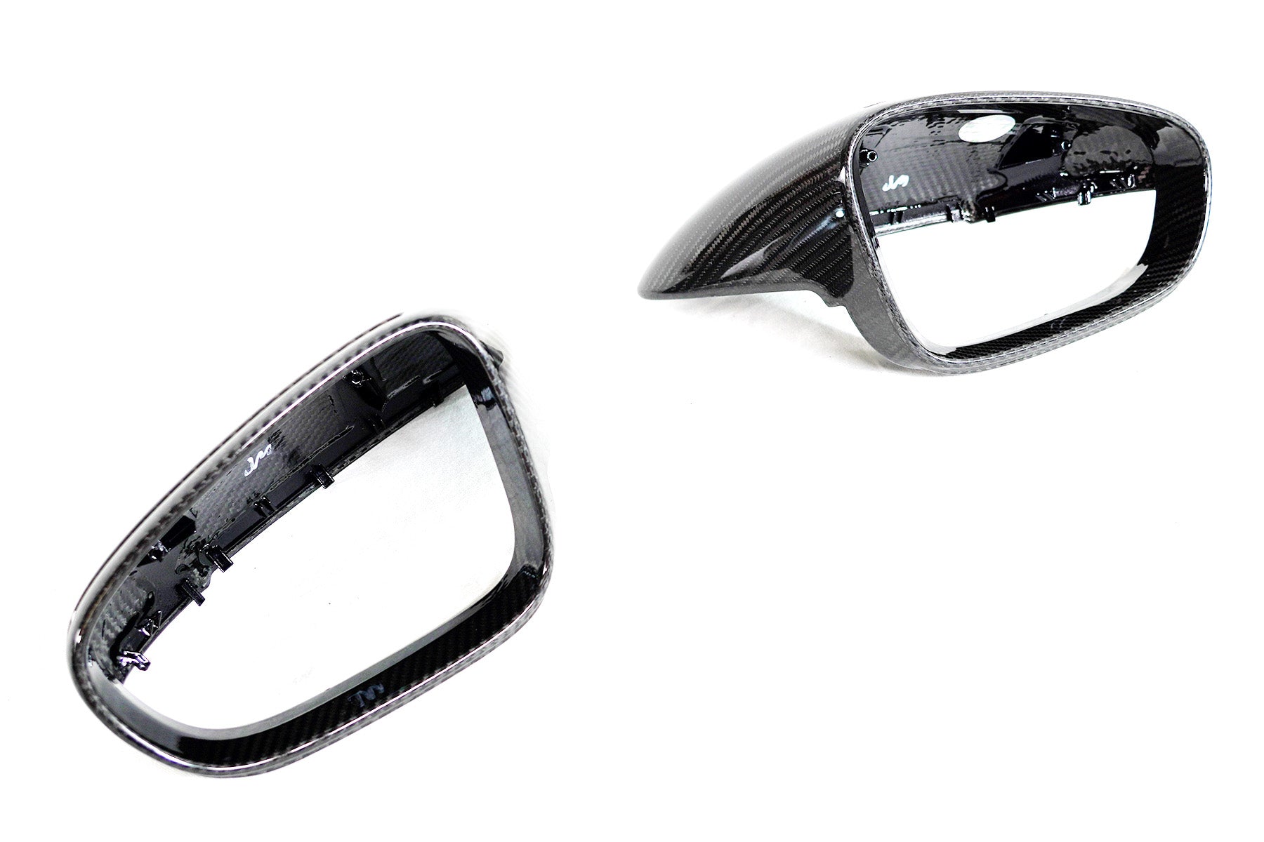 2019+ Porsche Taycan & 911 (9J1/992) OEM Replacement Dry Carbon Fiber Mirror Covers | FYBR Aerodynamics