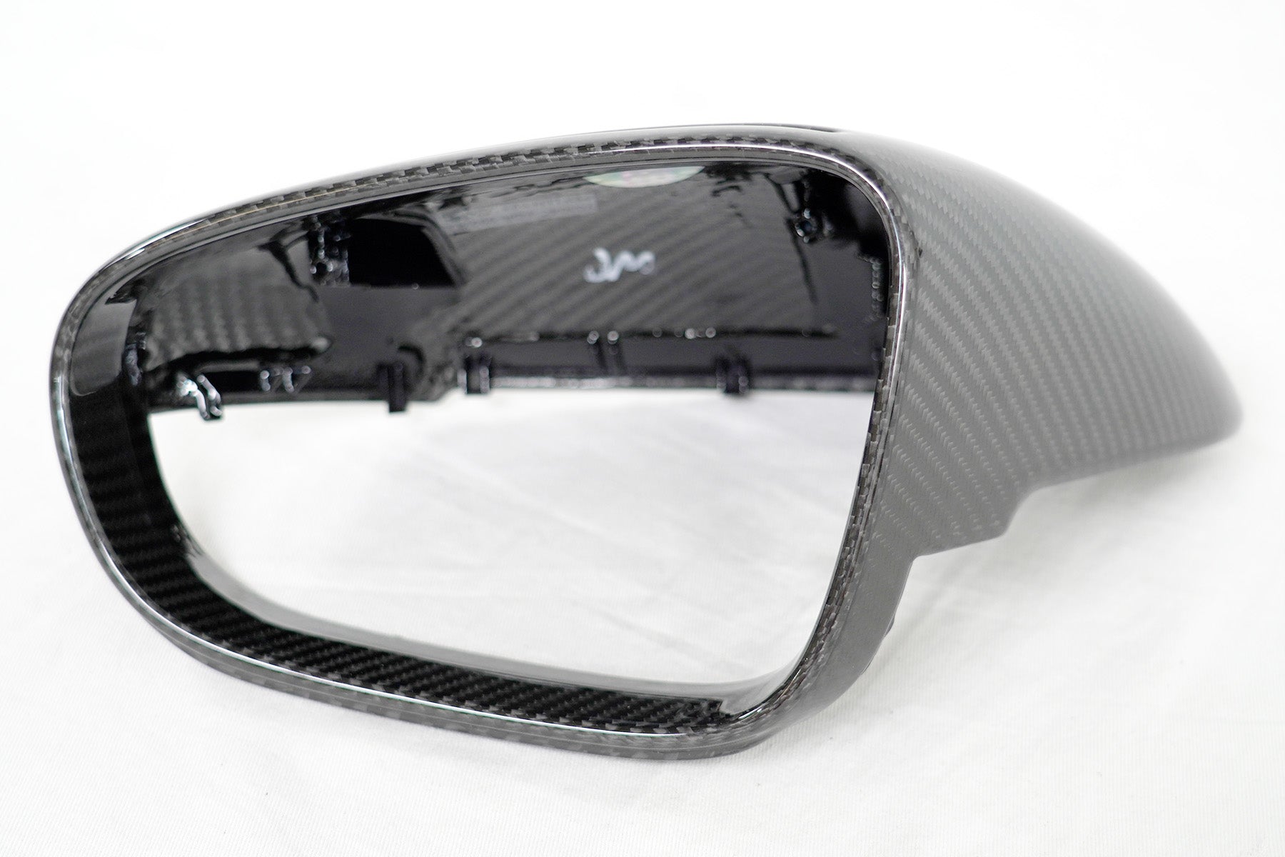 2019+Porsche Taycan Genuine Dry Carbon Fiber Mirror Covers | FYBR Aerodynamics