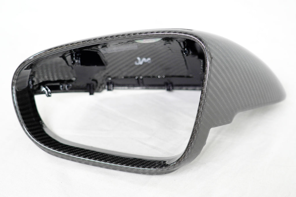 2019+ Porsche Taycan & 911 (9J1/992) OEM Replacement Dry Carbon Fiber Mirror Covers | FYBR Aerodynamics