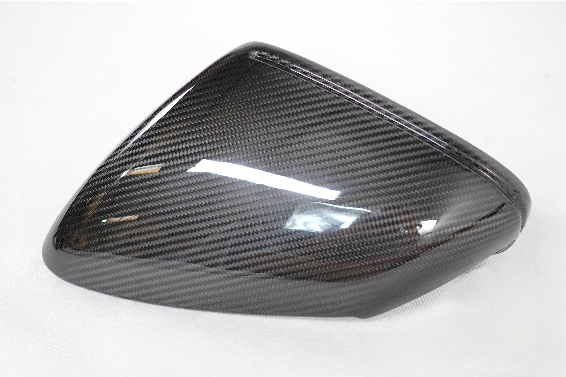 2019+Porsche Taycan Genuine Dry Carbon Fiber Mirror Covers | FYBR Aerodynamics