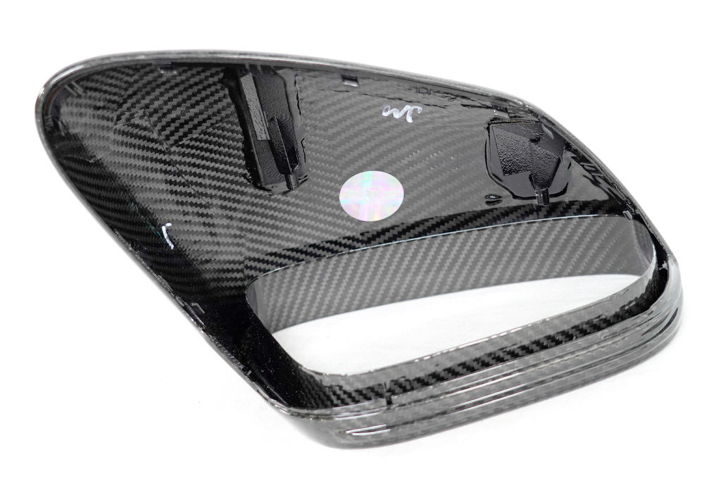 2019+ Porsche Taycan & 911 (9J1/992) OEM Replacement Dry Carbon Fiber Mirror Covers | FYBR Aerodynamics