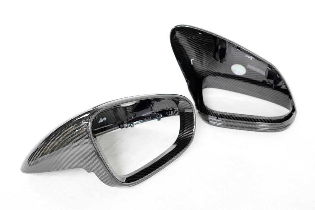 2019+ Porsche Taycan & 911 (9J1/992) OEM Replacement Dry Carbon Fiber Mirror Covers | FYBR Aerodynamics