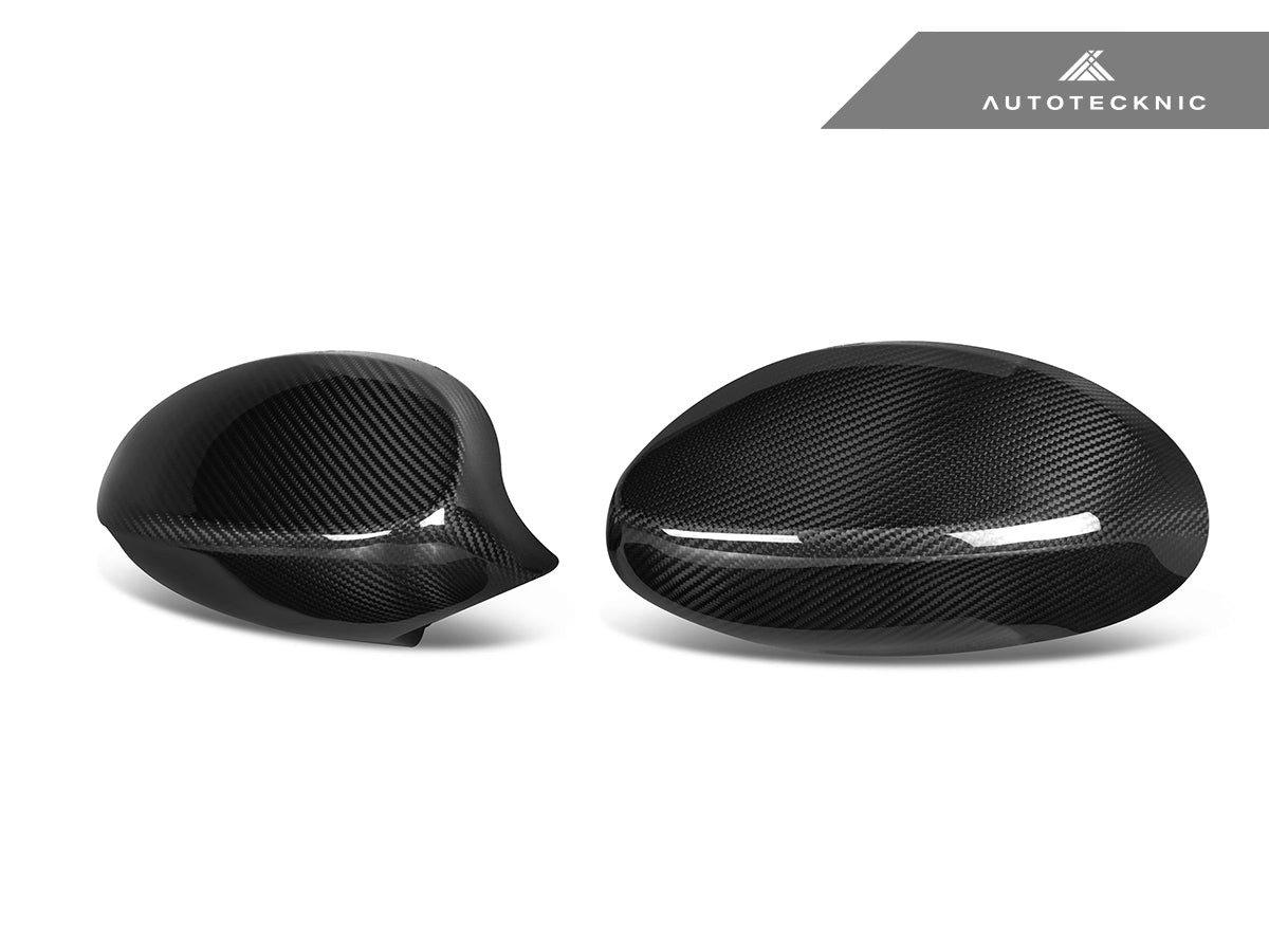 2007-2010 BMW 3 Series (E92) Pre-LCI Dry Carbon Fiber Mirror Cap Set | AutoTecknic
