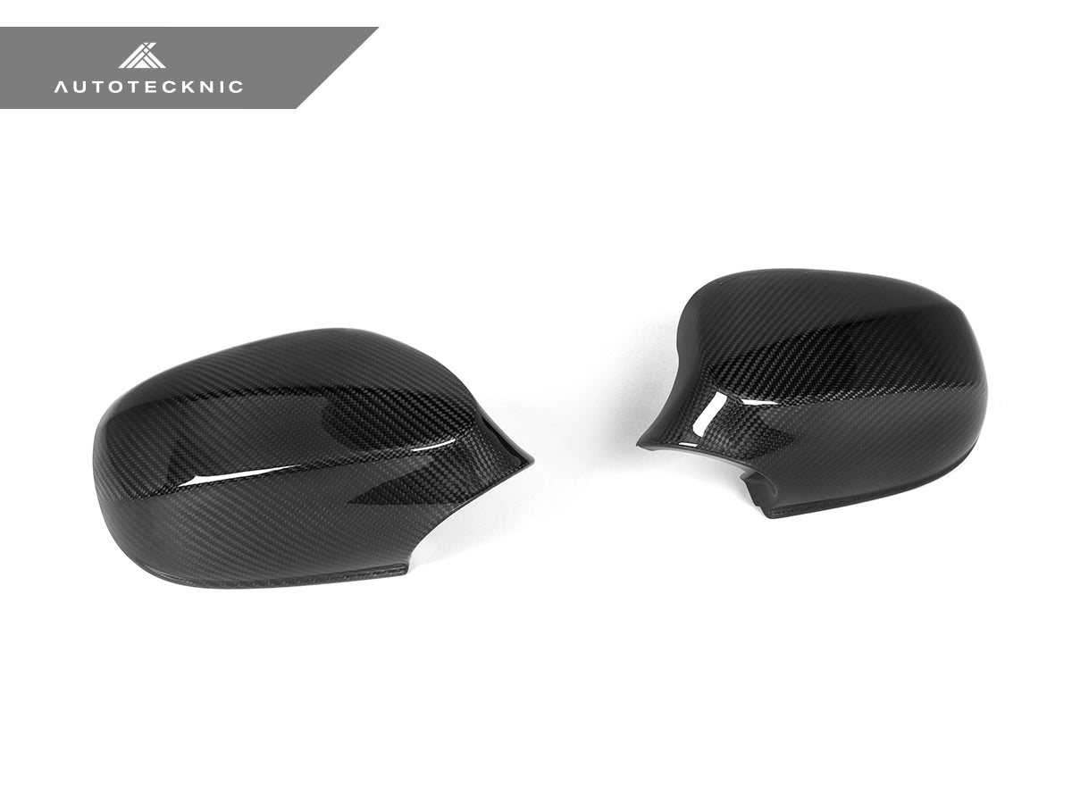 2011-2013 BMW 1 Series (E81/E82/E87/E88) LCI Dry Carbon Fiber Mirror Cap Set | AutoTecknic USA
