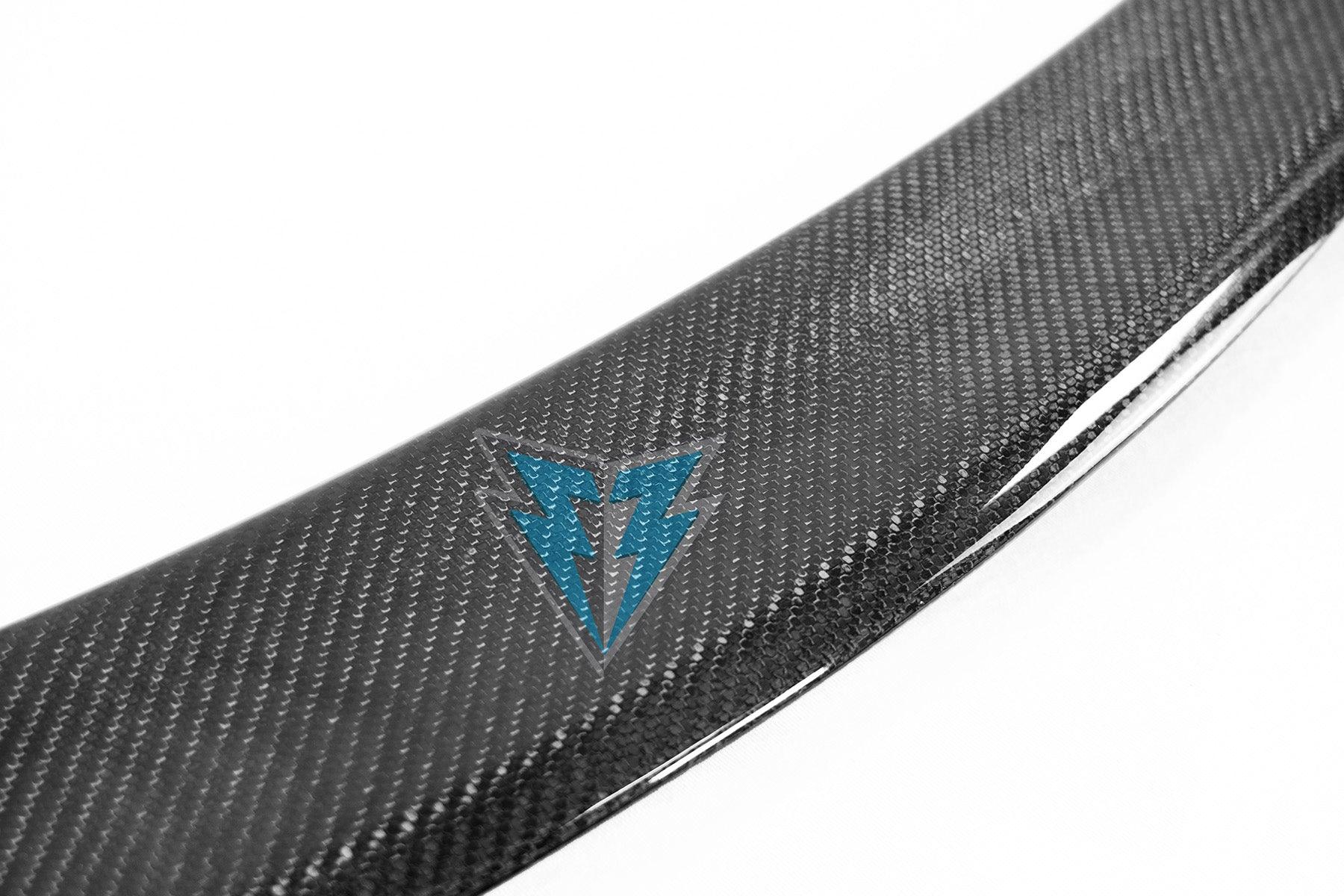2012-2026 Tesla Model S RS Style Carbon Fiber Trunk Spoiler | FYBR Aerodynamics Secondary image
