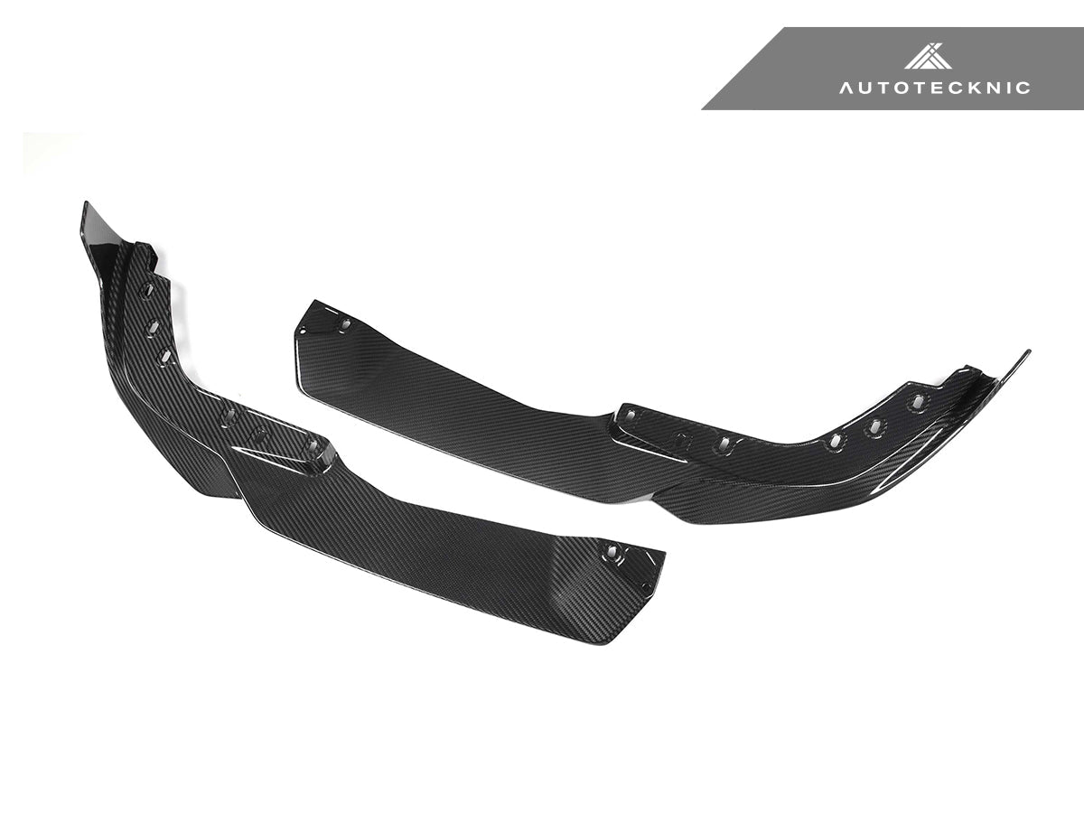 2023-2026 BMW 3 Series (G20) Performante Style Dry Carbon Fiber Front Splitter Set | AutoTecknic