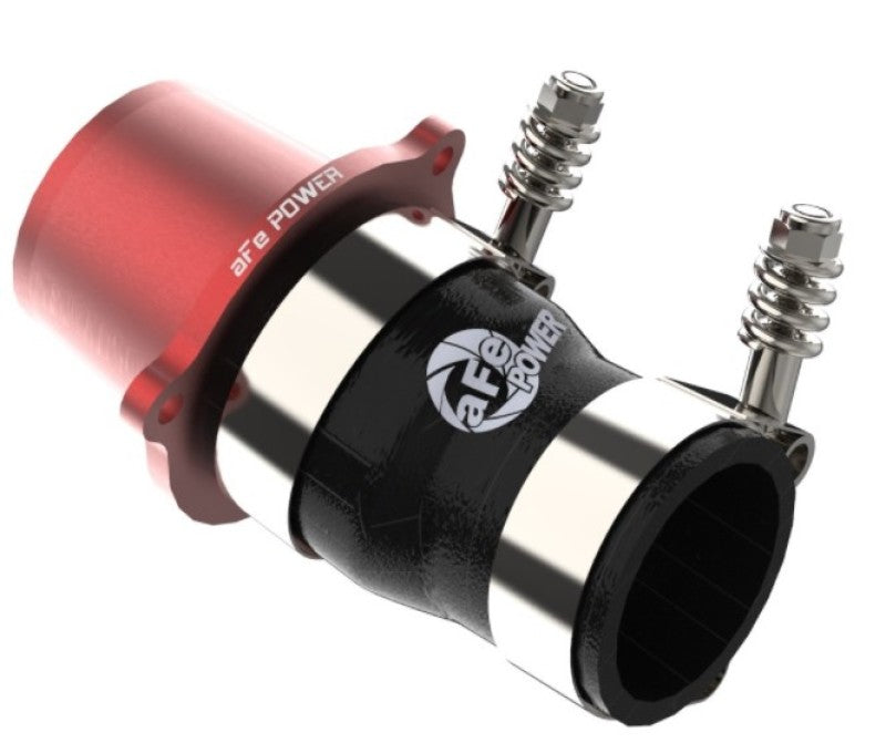 2015-2021 Volkswagen GTI (MK7) Red Anodized Aluminum Turbo Muffler Delete | aFe Power
