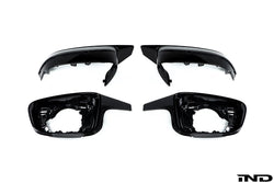 2019-2024 BMW 2/3/4 Series (G42/G20/G22/G23/G26) G8X M3/M4 Style Gloss Black Mirror Retrofit Kit | AutoTecknic