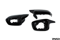2019-2024 BMW 2/3/4 Series (G42/G20/G22/G23/G26) G8X M3/M4 Style Gloss Black Mirror Retrofit Kit | AutoTecknic