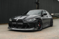 2021+ BMW M3 (G80) & M4 (G82/G83) PR-1 Pre-Preg Carbon Fiber Front Splitter | Trevora