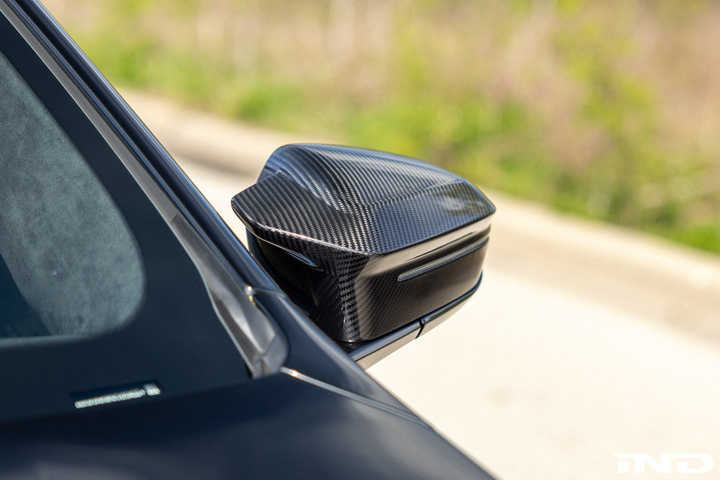 2025+ BMW M5 (G90) & i5 M60 (G60) Pre-Preg Carbon Fiber Mirror Cover Set | Trevora