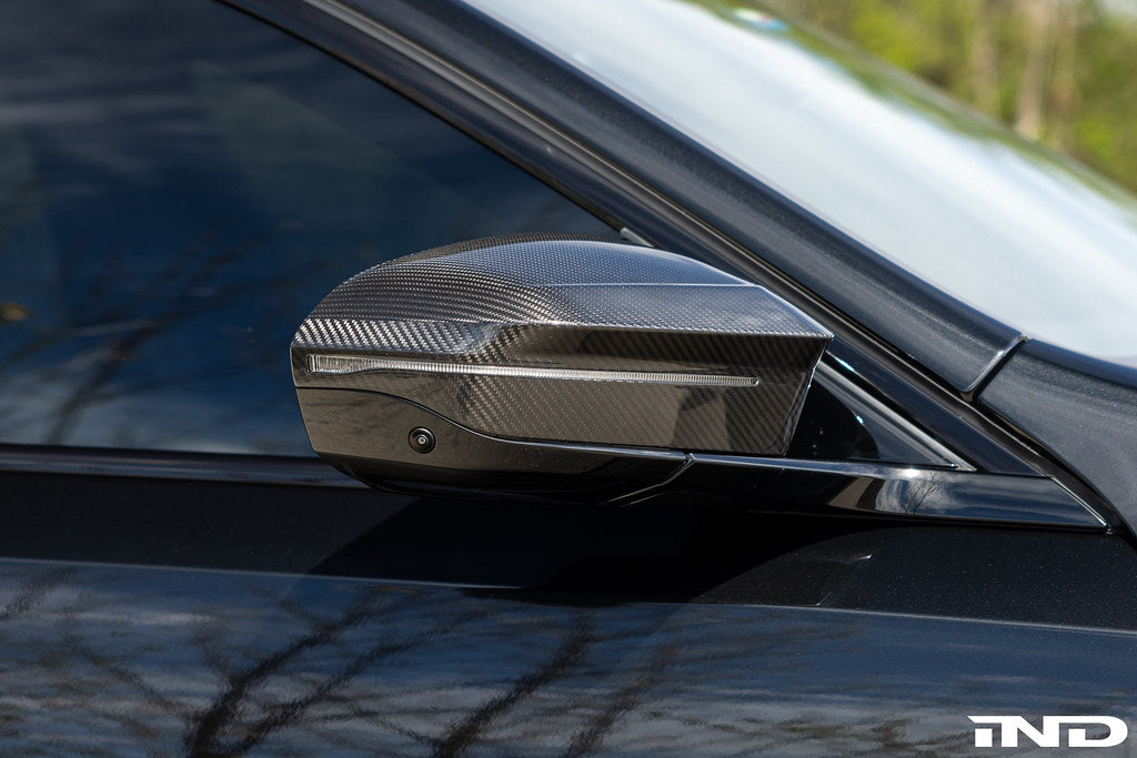 2025+ BMW M5 (G90) & i5 M60 (G60) Pre-Preg Carbon Fiber Mirror Cover Set | Trevora