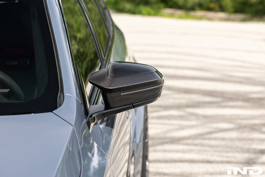 2025+ BMW M5 (G90) & i5 M60 (G60) Pre-Preg Carbon Fiber Mirror Cover Set | Trevora