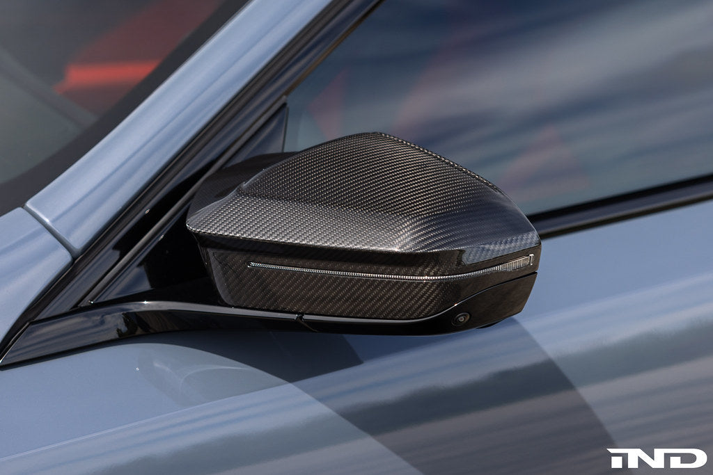 2025+ BMW M5 (G90) & i5 M60 (G60) Pre-Preg Carbon Fiber Mirror Cover Set | Trevora