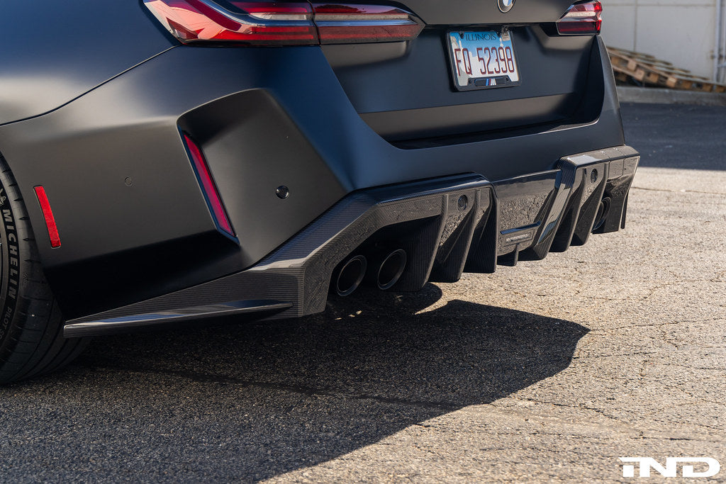 2025+ BMW M5 (G90/G99) PR-1 Pre-Preg Carbon Fiber Rear Diffuser | Trevora
