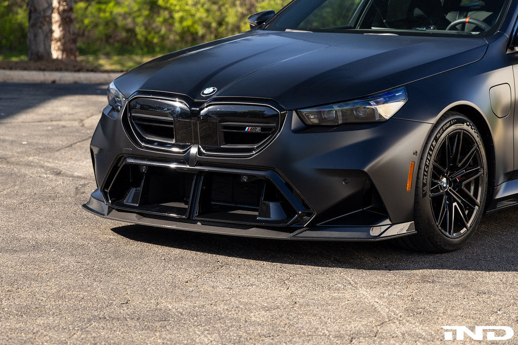 2025+ BMW M5 (G90/G99) PR-1 Pre-Preg Carbon Fiber Front Splitter | Trevora