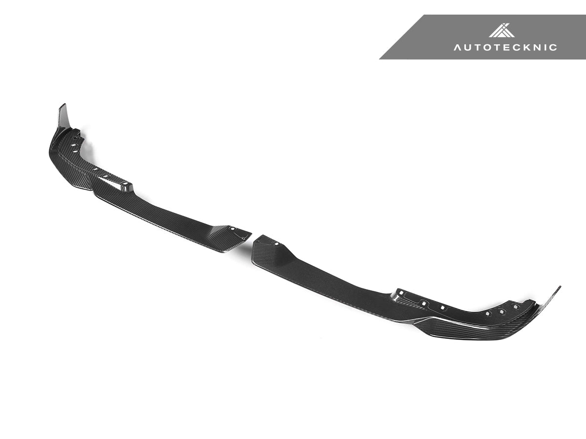 2023-2026 BMW 3 Series (G20) Performante Style Dry Carbon Fiber Front Splitter Set | AutoTecknic