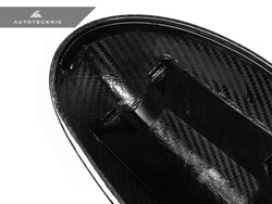 2007-2010 BMW 3 Series (E92) Pre-LCI Dry Carbon Fiber Mirror Cap Set | AutoTecknic