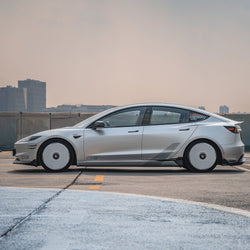 2024-2026 Tesla Model 3 (Highland) HALODISC 2 Ready-to-Paint (RTP) Customizable Wheel Covers (Set of 4) | HALOBLK