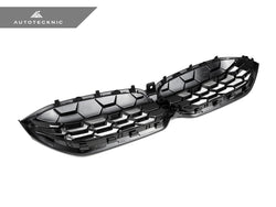 2023+ BMW 3 Series (G20/G21) Honeycomb LCI Gloss Black Front Grille | AutoTecknic