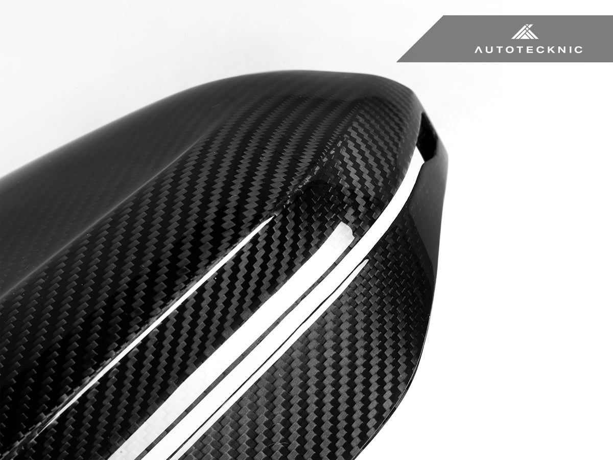BMW M5 (G90 / G99) Dry Carbon Fiber Mirror Cap Set | AutoTecknic