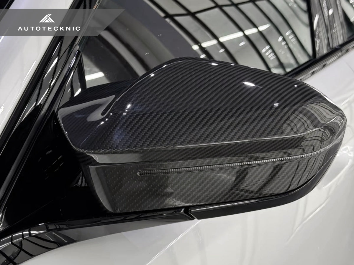 2025-2026 BMW M5 (G90/G99) Dry Carbon Fiber Mirror Cap Set | AutoTecknic USA