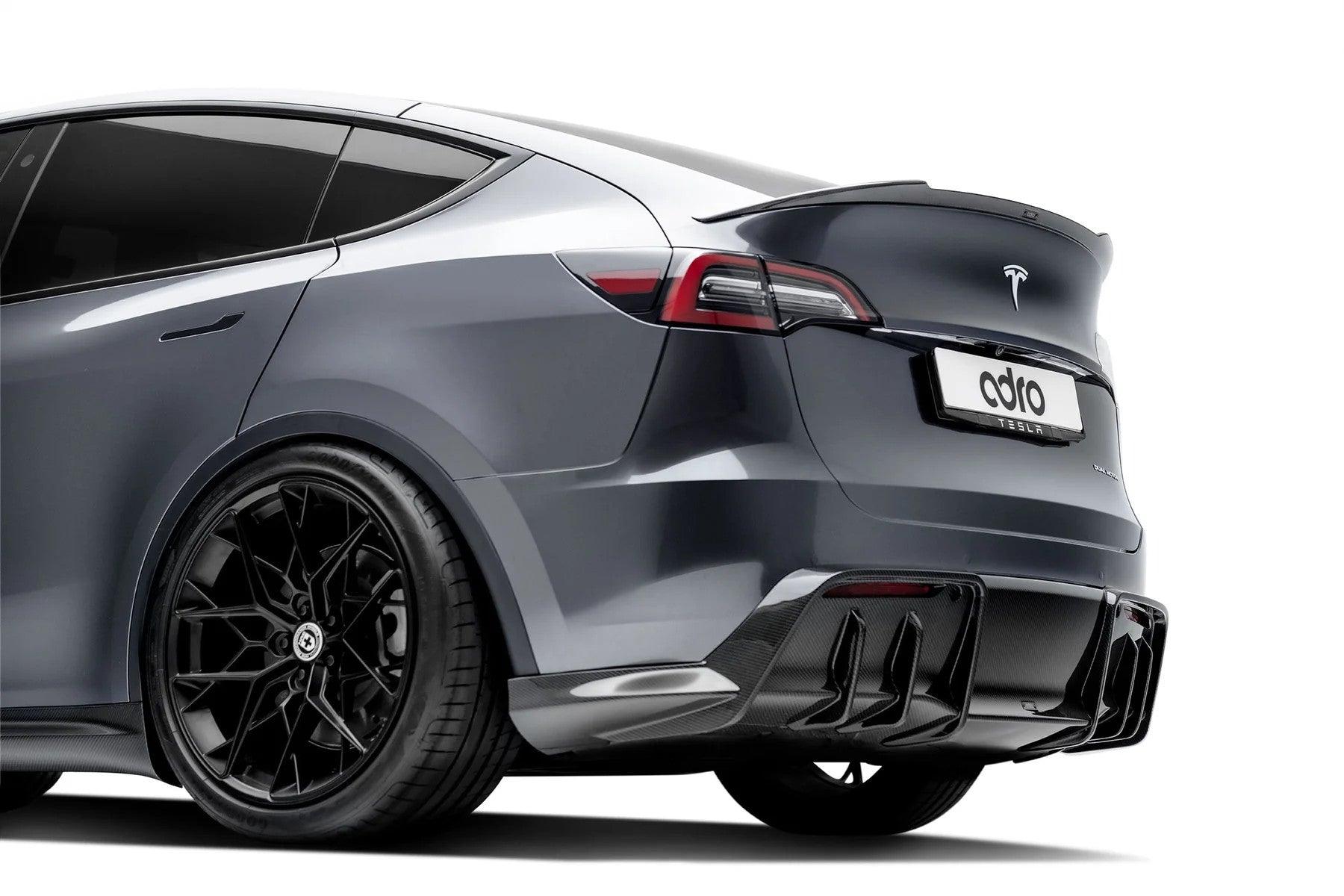 ADRO Tesla Model Y Genuine Prepreg Carbon Fiber Rear Diffuser - E3Tuning