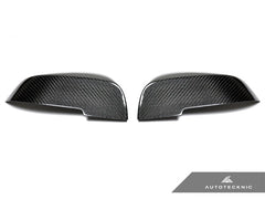 AutoTecknic Replacement Carbon Fiber Mirror Covers - BMW F87 M2